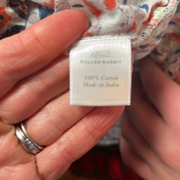 Roller Rabbit boho peasant blouse xs - Picture 4 of 5